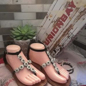 Gorgeous Jeweled Sandals *NWOT